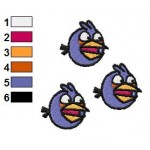 Angry Birds Embroidery Design 04
